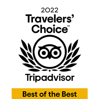 2022 Travelers' Choice Award - Best of the Best