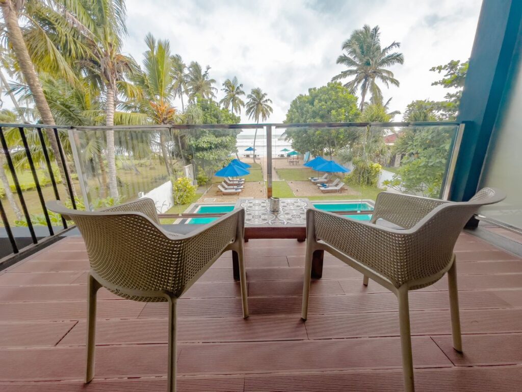 Beachfront Accommodation with Sea View in Sri Lanka