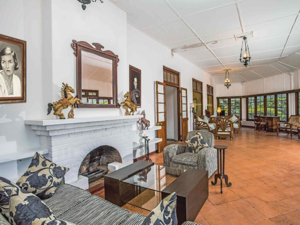 Colonial Style Living Room at Boutique Hotel in Kandy